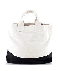 Pre-Owned Gucci Logo Embossed Open Tote Canvas