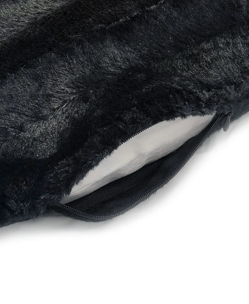 Cheer Collection Textured Long Decorative Pillow, 18" x 40"