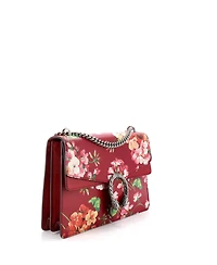 Pre-Owned Gucci Medium Dionysus Bag Blooms Print Leather