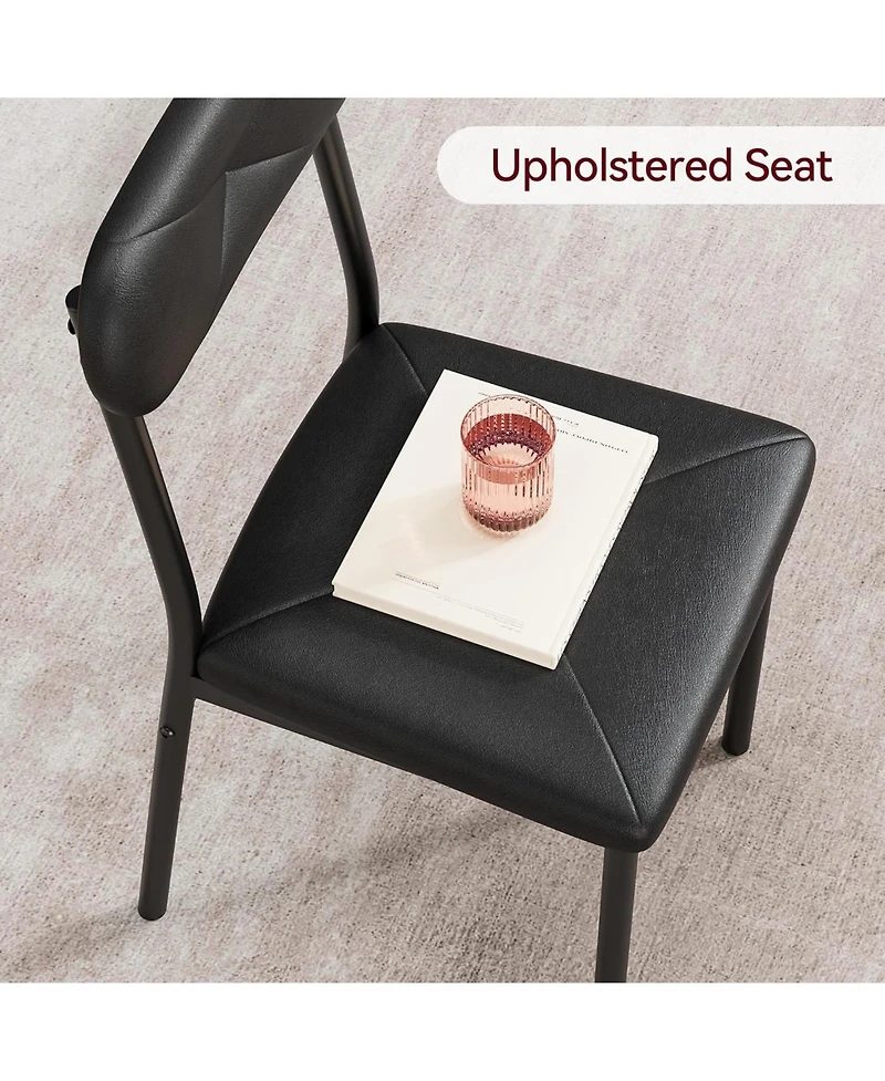 gaomon Dining Table for 2-Small Square Kitchen Dining Dinner Room Tables Set, Space Saving Wood Modern Dinette Accent Furniture