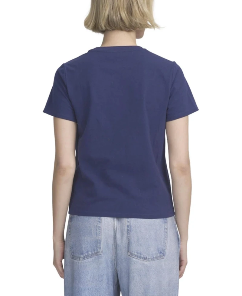 Elle Collection Women's Tee With Logo Applique