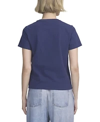 Elle Collection Women's Tee With Logo Applique