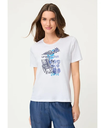 Olsen Women's Placement Print T-Shirt