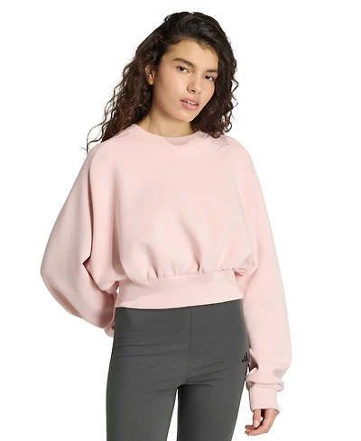 adidas Women's Loose-Fit Raglan-Sleeve Sweatshirt