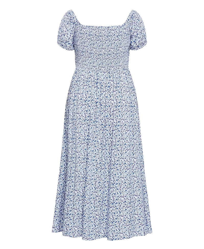 City Chic Women's Abbie Print Maxi Dress