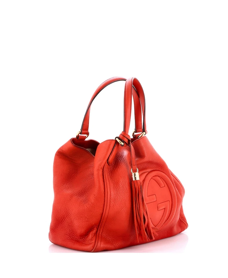 Pre-Owned Gucci Medium Soho Shoulder Bag Leather