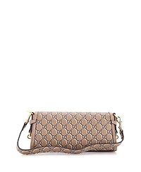 Pre-Owned Gucci Small Luce Shoulder Bag Optical Gg Printed Leather