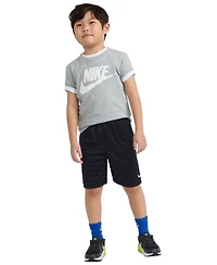 Nike Little Boys Dri-fit Logo Mesh Pull-On Shorts