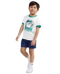 Nike Boys' 4-7 Dri-fit Baseball Character Short-Sleeve T-Shirt and Shorts, 2-Piece Set