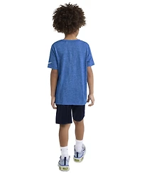 Nike Little Boys Dri-fit Swoosh T-shirt and Shorts Set, 2 Piece