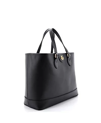 Pre-Owned Gucci Small Ophidia Top Handle Shopping Tote Leather