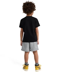 Jordan Little Boys Dri-fit Jumpman Woven Play Jersey T-Shirt & Mesh Shorts, 2 Piece Set