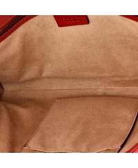 Pre-Owned Gucci Queen Margaret Clutch Colorblock Leather