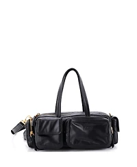 Pre-Owned Miu Miu Multi Pocket Shoulder Bag Leather