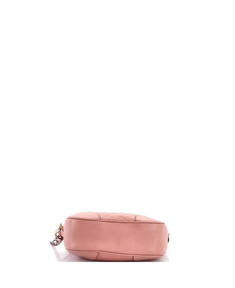 Pre-Owned Gucci Mini Bree Disco Crossbody Bag Microguccissima Leather