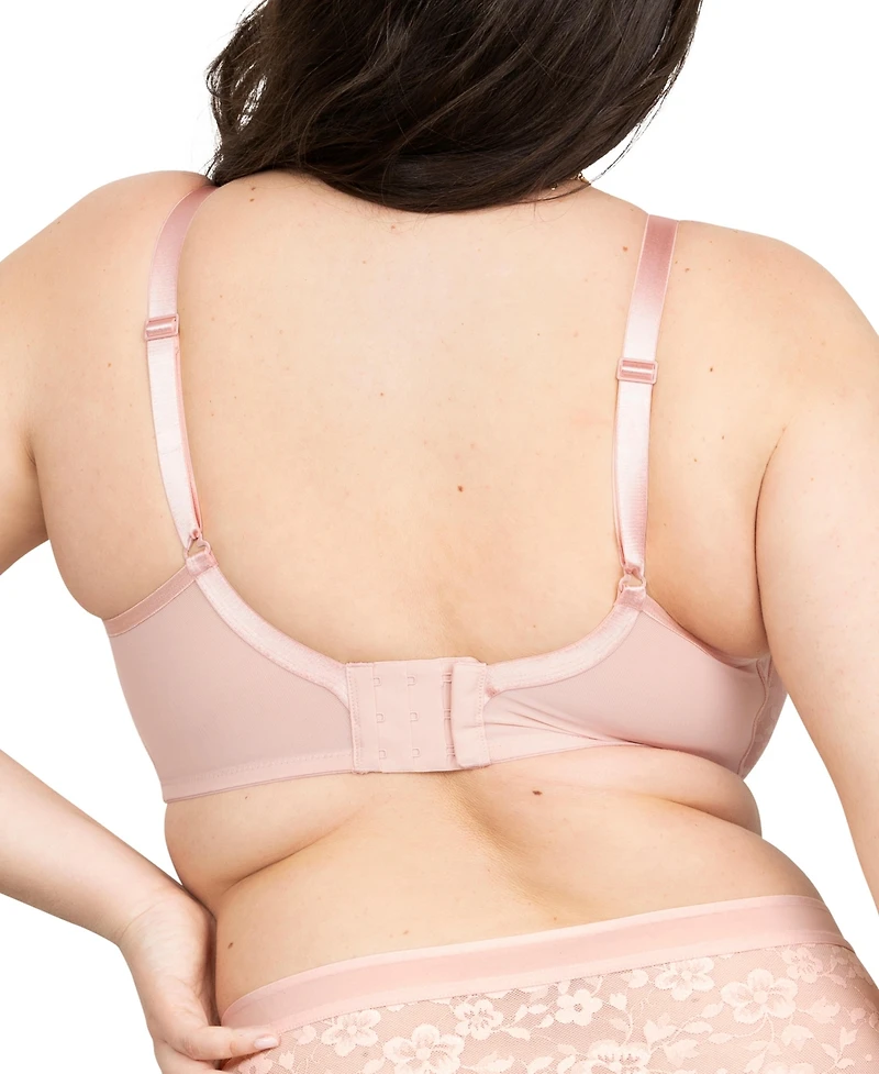 Fruit of The Loom Women's No Show Lace Plunge T-Shirt Bra