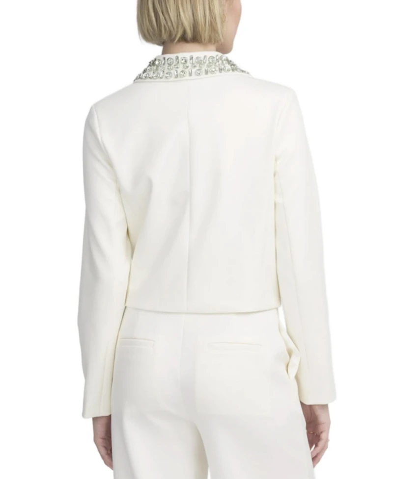 Elle Collection Women's Embellished Boxy Jacket