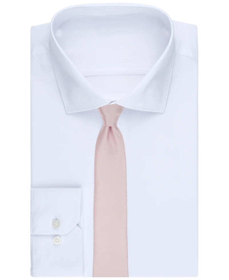 Alfani Men's Burnel Micro Check Slim Tie, Macy's Exclusive