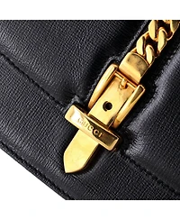 Pre-Owned Gucci Small Sylvie 1969 Shoulder Bag Leather