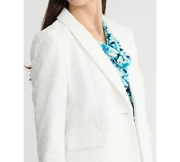 Kasper Women's Bonded-Lace Shawl-Collar Jacket, Regular & Petite