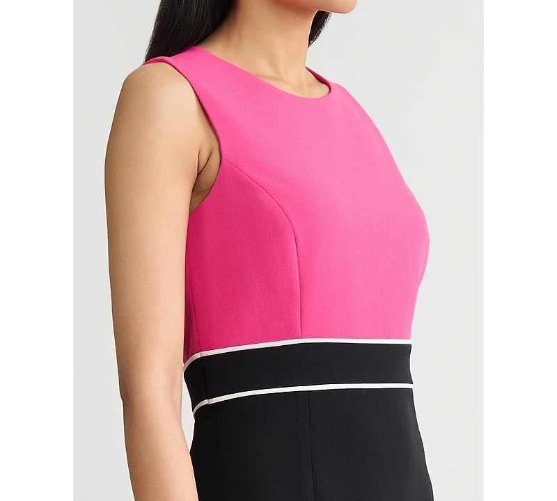 Kasper Women's Colorblock Sheath Dress, Regular & Petite