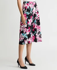 Kasper Women's Printed A-Line Skirt