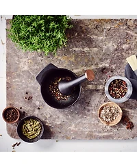 Alva Nori Enameled Cast Iron Mortar & Pestle Set - 2C Capacity