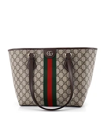 Pre-Owned Gucci Medium Ophidia Shopper Tote Gg Coated Canvas