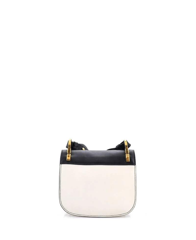 Pre-Owned Prada Small Pionniere Saddle Crossbody Bag City Calfskin