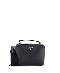 Pre-Owned Prada Small Brique Crossbody Bag Saffiano Leather