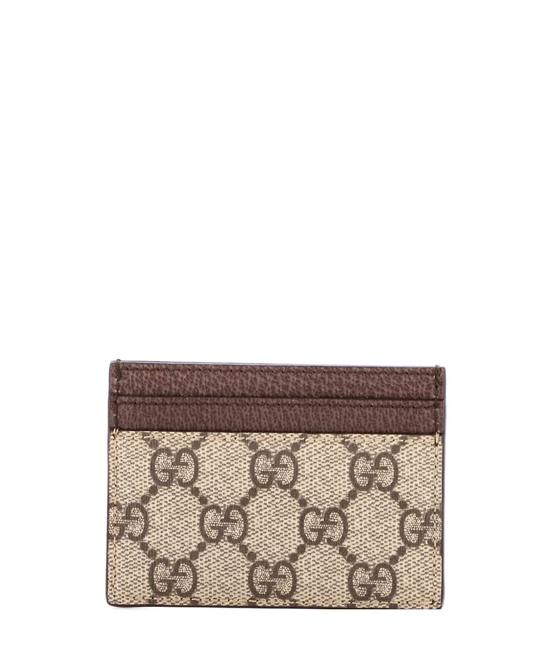 Pre-Owned Gucci Ophidia Card Holder Gg Coated Canvas