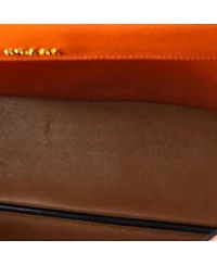 Pre-Owned Prada Large Cuir Double Tote Saffiano Leather