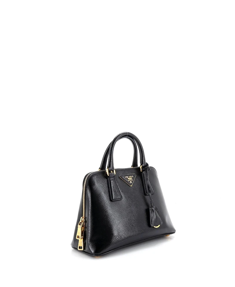 Pre-Owned Prada Small Promenade Bag Vernice Saffiano Leather
