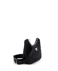 Pre-Owned Prada Small Re-Edition Shoulder Bag Quilted Tessuto