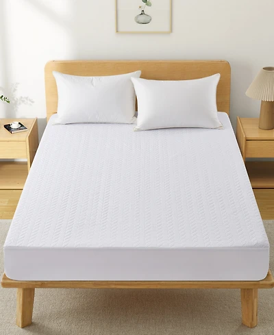 Unikome Waterproof Quilted Mattress Protector Deep Pocket, Twin