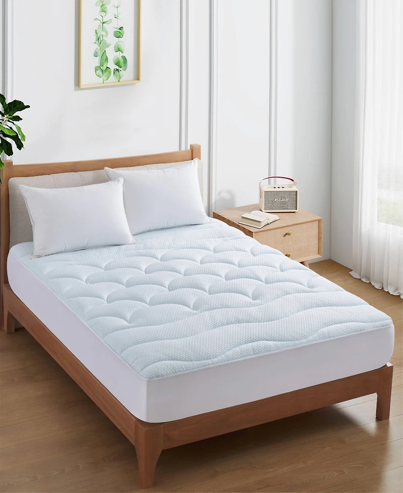 Unikome Waterproof Sleep Cooling Mattress Pad with Deep Pocket