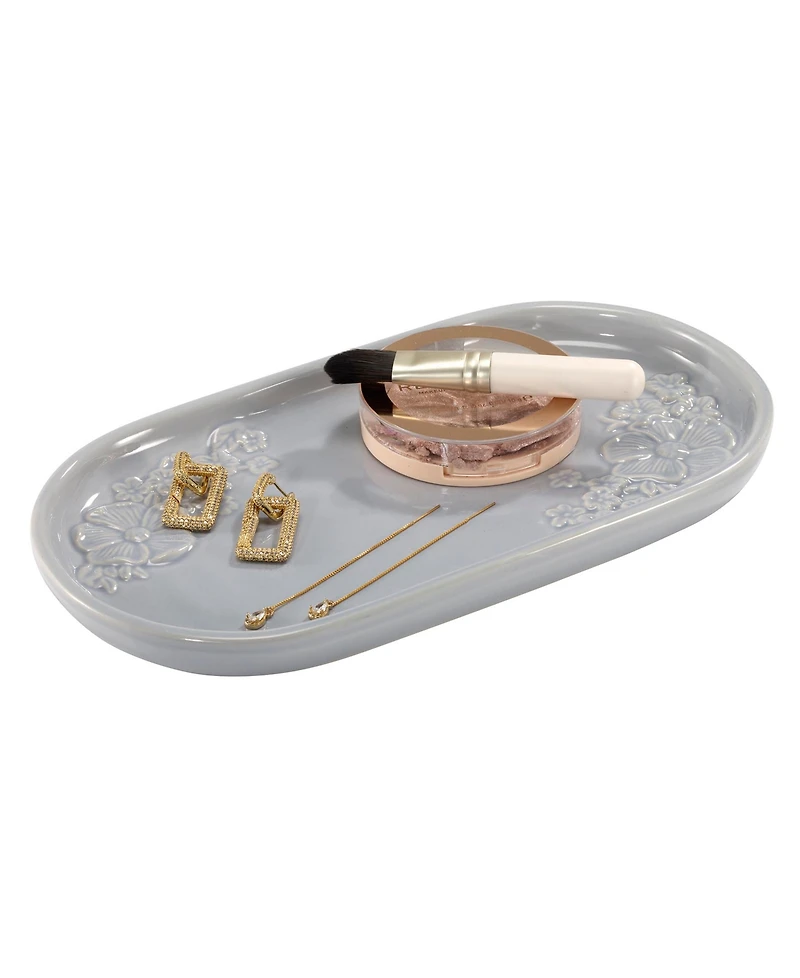 Nicole Miller Camille 5.5" Decorative Vanity Tray