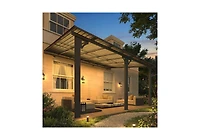 Aecojoy 14x10 Outdoor Hardtop Gazebo Adjustable Height Pergola for Patio