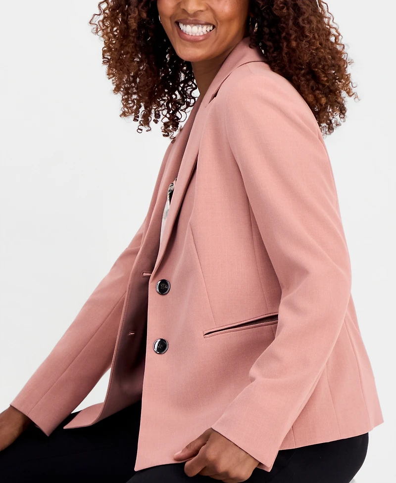 Kasper Women's Two-Button Peak-Lapel Blazer