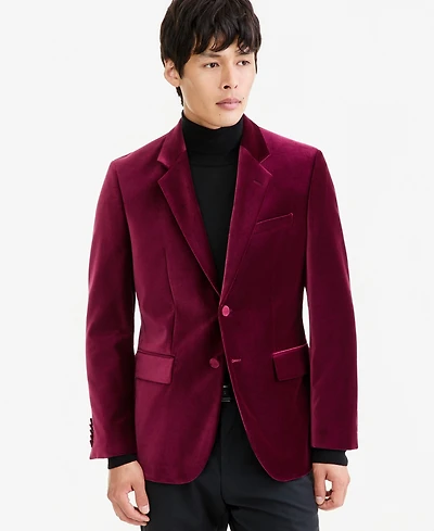 Hugo by Boss Men's Modern-Fit Velvet Blazer