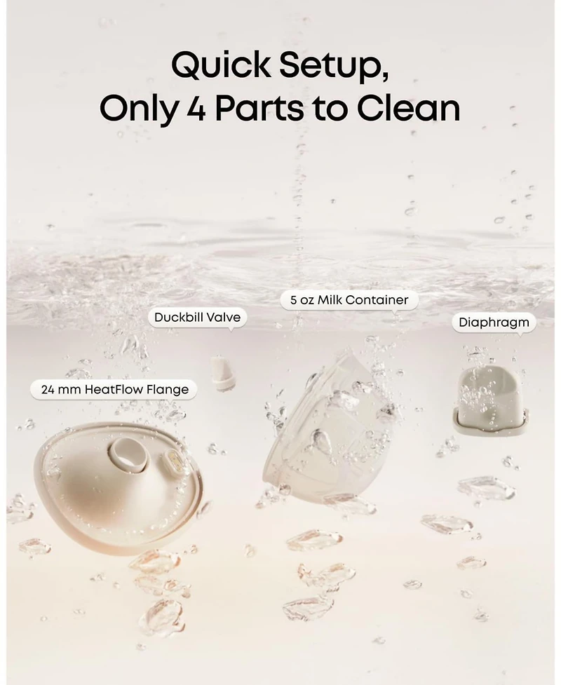 eufy Security Wearable Breast Pump E20 with Milk Storage Bag (120 Pieces)