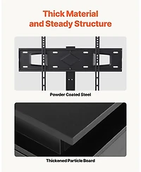 Gouun Tv Stand with Mount and Led Lights for TVs