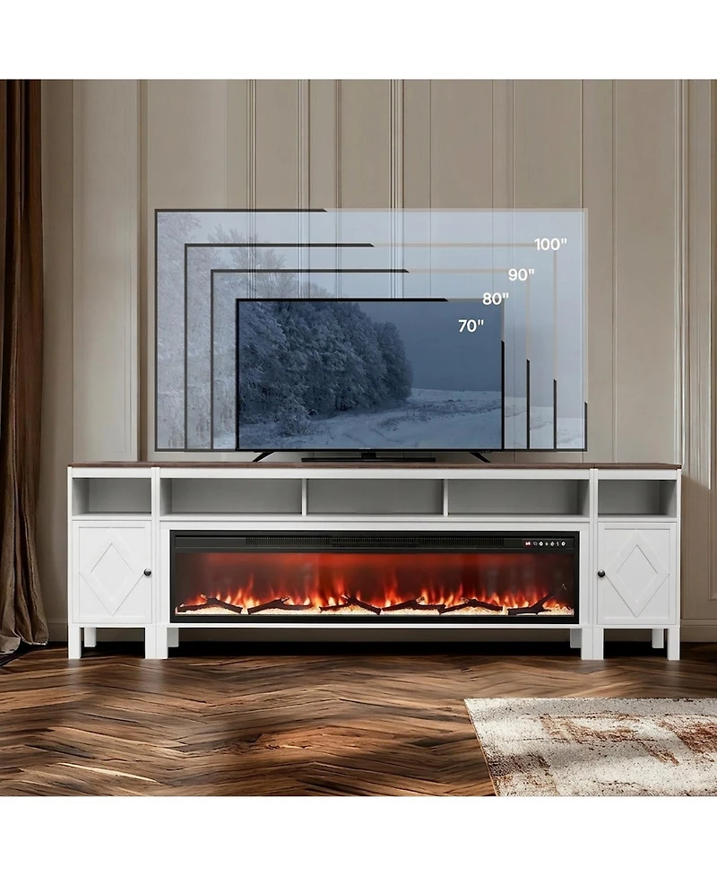 Gouun Fireplace Tv Stand for TVs