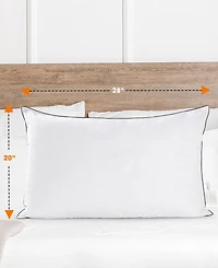 Cheer Collection Soft and Silky Cotton Kapok 2-Pack Pillows
