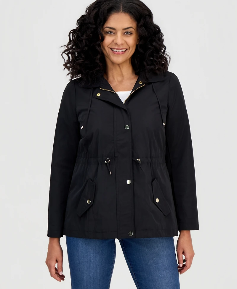 Style & Co Women's Hooded Anorak Jacket, Created for Macy's