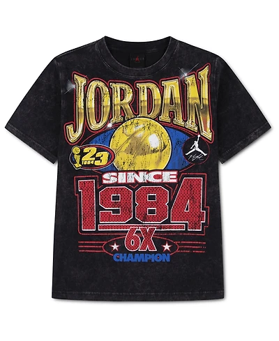 Jordan Boys' 8-20 Gold 6X Since 1984 Graphic Short-Sleeve T-Shirt