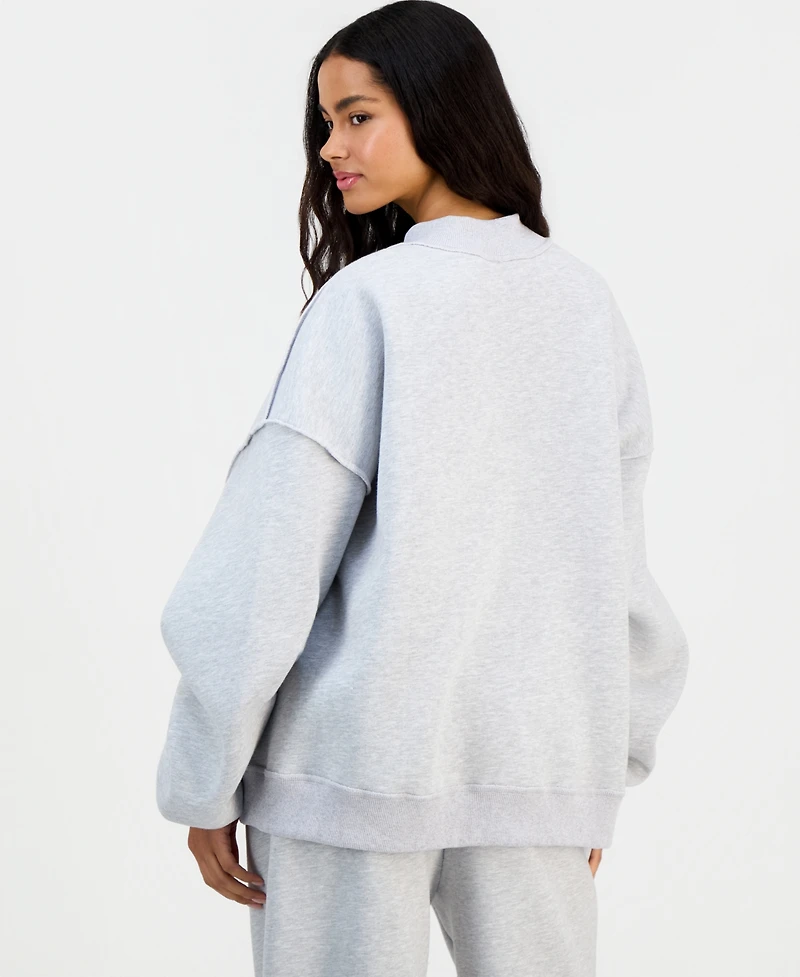 The Happy Camp3r Women's Reversible Mock Neck Sweatshirt