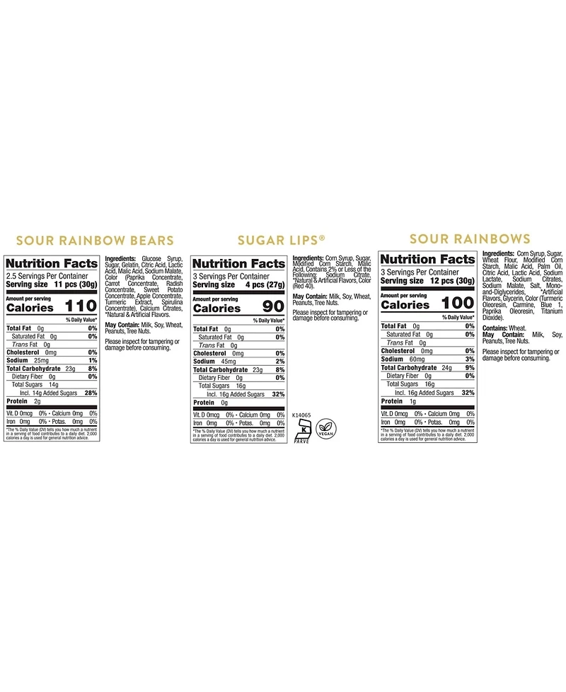 Sugarfina Sweet Escape Sweet and Sour Bento Box, 3-Pc.