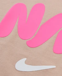 Nike Girls' 4-6X Bold Play T-Shirt and Scooter Skort, 2-Piece Set