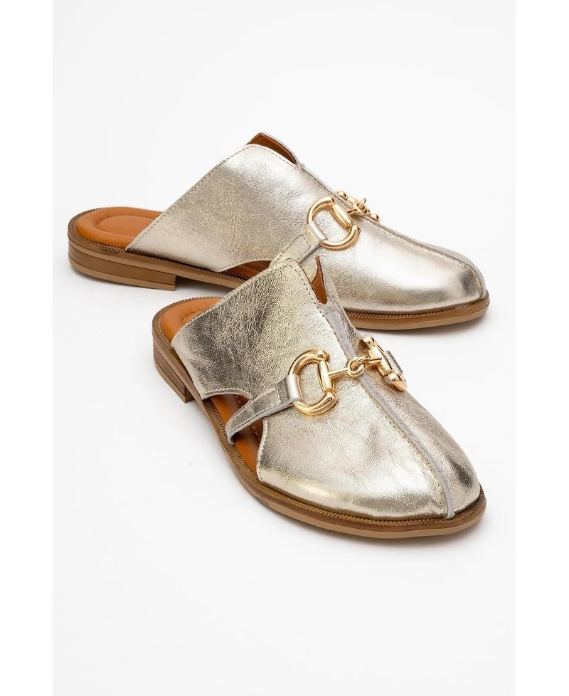 Forever & Always Shoes Women's Favor Leather Clogs